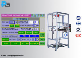 PLC Control IP Testing Equipment IP01 / IP02 Dripping Water Resistance Environment Tester