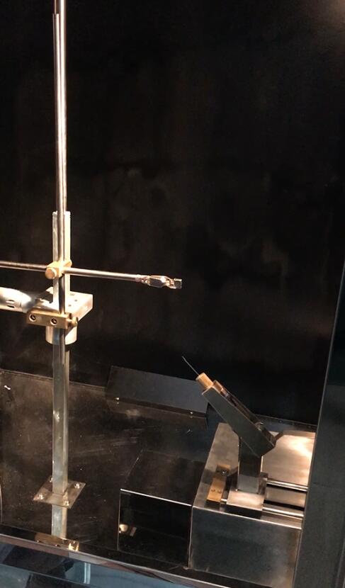 Máy thử nghiệm ngọn lửa kim ZY-2 điều khiển tự động kiểm tra nguy cơ bắt cháy 9 ZY-2 Needle Flame Test Apparatus Auto Controlled Apply To Ignition Hazard Testing 1