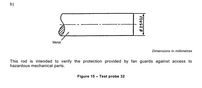 Đầu dò thử nghiệm an toàn dạng que tay cầm nylon kiểm tra bộ phận cơ khí nguy hiểm 7 Rod Test Finger Probe Nylon Handle Protection Hazardous Mechanical Parts 0