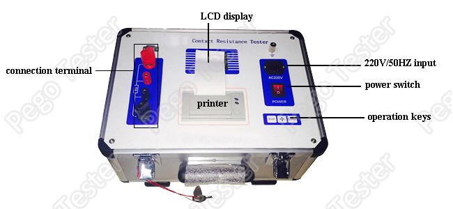 Máy đo điện trở tiếp xúc máy biến áp IEC62271 dòng đo 100A/200A/400A/600A DC 7 Loop Resistance Tester Transformer Testing Equipment IEC62271 Measurement Current 100A/200A/400A/600A DC