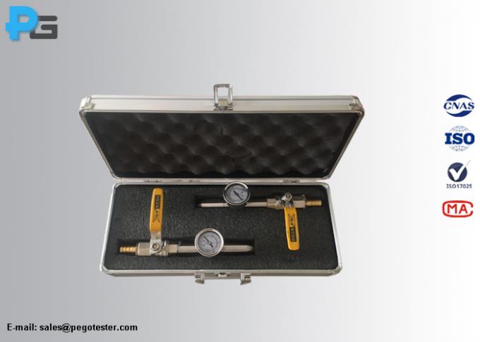 Thiết bị thử nghiệm chống nước vòi phun tia nước tiêu chuẩn IEC60529 10 Hose Nozzles Waterproof Test Equipment IEC60529 For Verifying Protection Against Water Jets 0