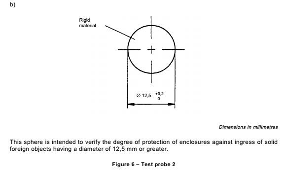 Metal Nylon Material IP Testing Equipment IEC60529 Test Probe A / 2 Test Spheres 1