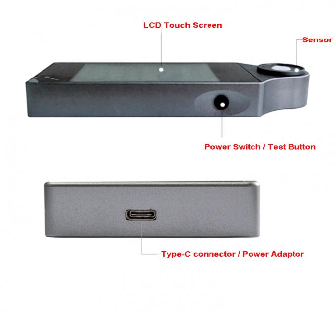 Máy đo độ rọi và độ nhấp nháy LED không dây màn hình cảm ứng LCD 3.5 inch 10 3.5 Inch LCD Touch Screen Led Testing Equipment Wireless Flicker Illuminometer 0