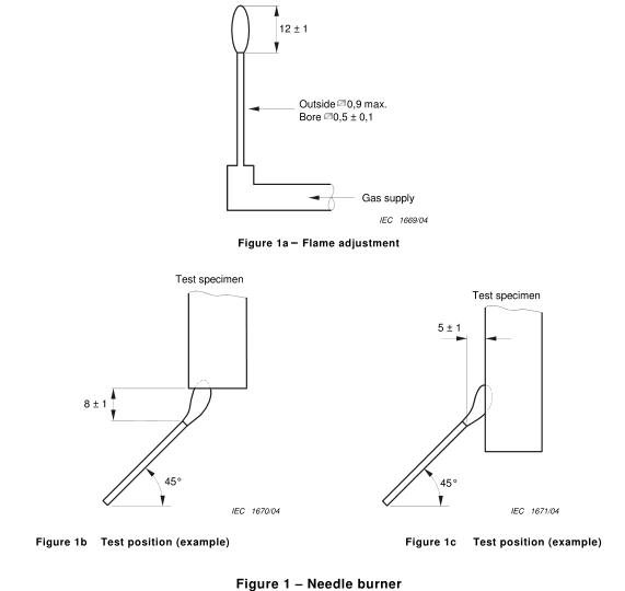 Máy thử nghiệm ngọn lửa kim kiểm tra thiết bị điện đầu đốt 35mm nền đen 7 Needle Flame Tester Electrical Instrument Test Equipment with 35mm length Burner and Black Background 0