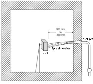 ISO16750-4 ICE Water Spray Test Chamber PLC Touch Screen For Testing ...