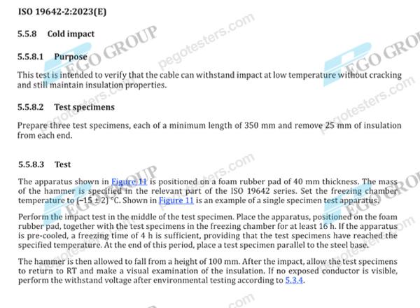 Máy thử va đập lạnh vỏ bọc cáp tiêu chuẩn IEC60811-1-4 và ISO6722-1 chiều cao 100mm 11 Cold Impact Test Apparatus - Detail View