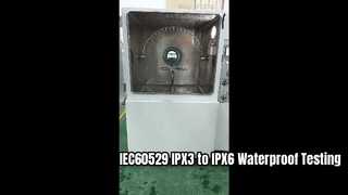 IPX3 to IPX6 Comprehensive Waterproof Test Chamber