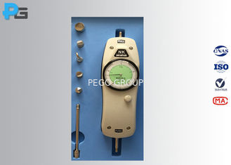 Portable Analog Force Push Pull Gauge , Finger Probe Test Dial Display