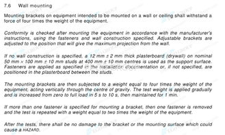 IEC61010-1 Clause 7.6 Electrical Safety Testing Simulated Wall
