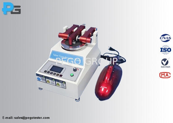 ISO9352 Compliant Abrasion Test Machine with Adjustable Rotation Speed and Multiple Abrasive Wheels for Wear Resistance Testing