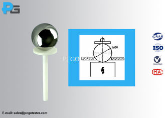50mm Steel Sphere Ingress Protection Test Equipment Test Probe A For IP1X / Accessiblity