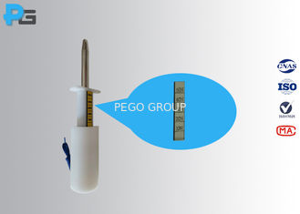 Unjointed Rigid Test Finger Probe 11 Insulating Material IEC61032 With 0~50N Thruster