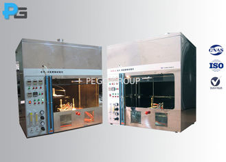 Horizontal / Vertical Flame Electrical Testing Machine 50W 500W IEC60695-11-4 / 3