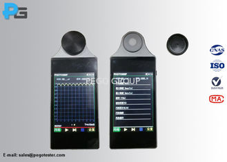 3.5 Inch LCD Touch Screen Led Testing Equipment Wireless Flicker Illuminometer