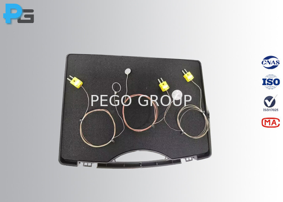 IEC62368-1 Steel Disc Aluminum Ring Aluminum Foil Temperature Rising Test Equipment
