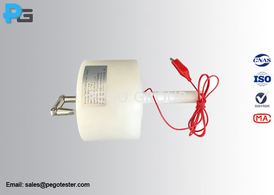 IEC60335-2-14 Compliant Test Probe B with 125mm Circular Stop Face and Stainless Steel Finger for Kitchen Machines