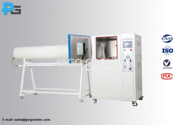 SUS304 Stainless Steel Water Jets Test Chamber with PLC Touch Screen Control for IPX5 IPX6 Testing IEC60529 Compliance
