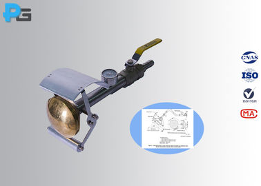 Handle Held IP Testing Equipment Spray Nozzles 0-0.25 Mpa Pressure Gauge