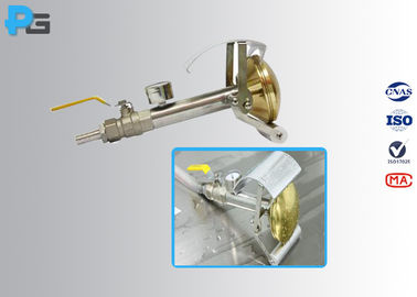 Water Spray Nozzle IP Testing Equipment IEC60529 IPX3 / IPX4 With Brass Sprinkler Head